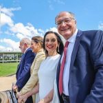 Lu Alckmin, esposa do vice-presidente  Geraldo Alckmin