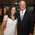 Lu Alckmin, esposa do vice-presidente  Geraldo Alckmin