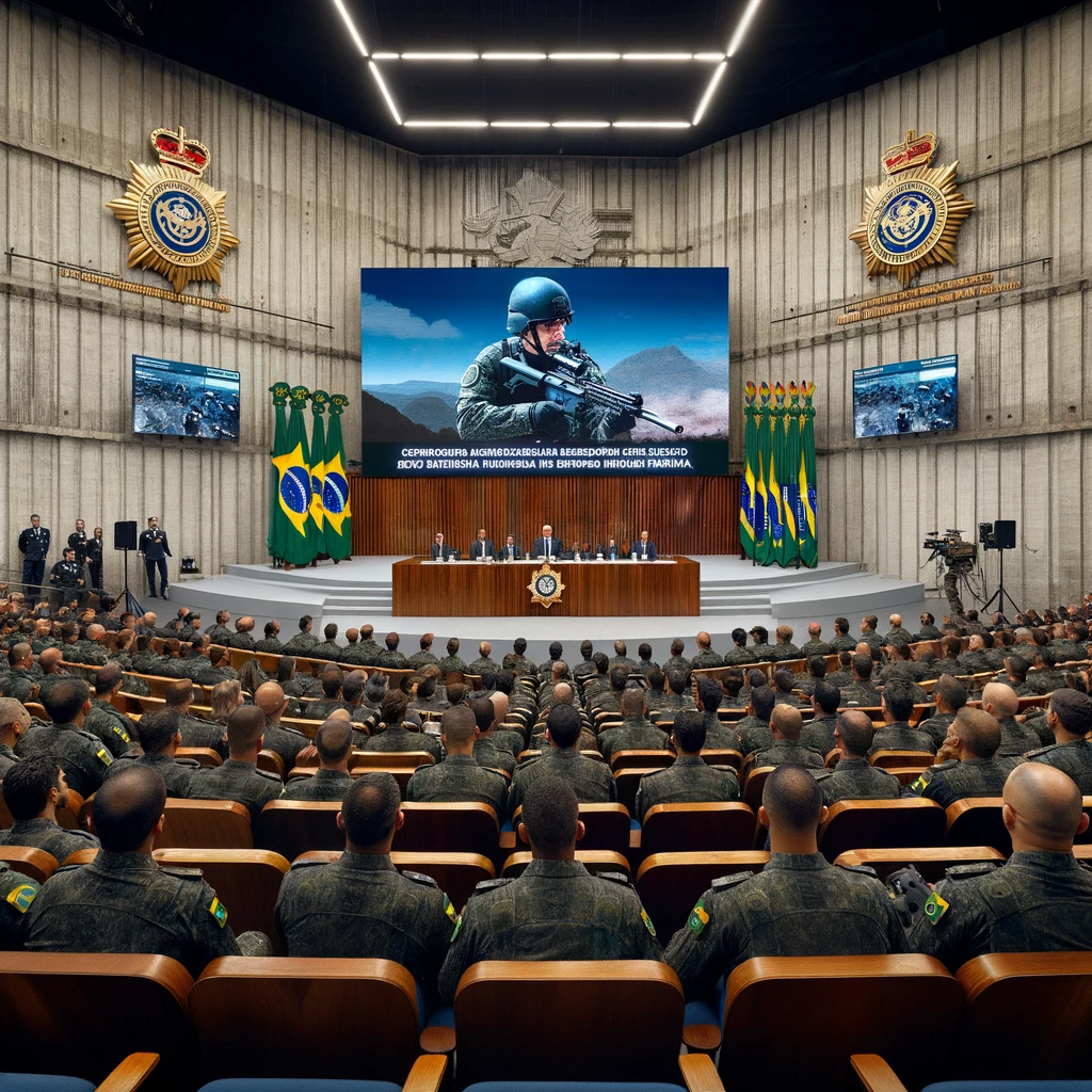 Aula inaugural do I Curso de Atirador Designado Policial – Portal Jaciara Barros Foto ilustrativa referente ao tema abordado