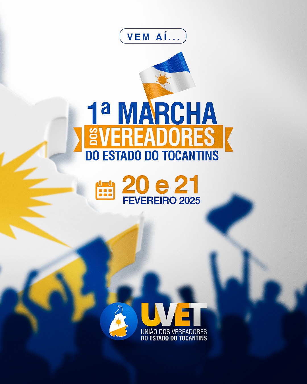 Governador Wanderlei Barbosa convida vereadores para evento em Palmas e pede que filiem-se à UVET 35