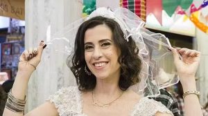 Fernanda Torres de noiva