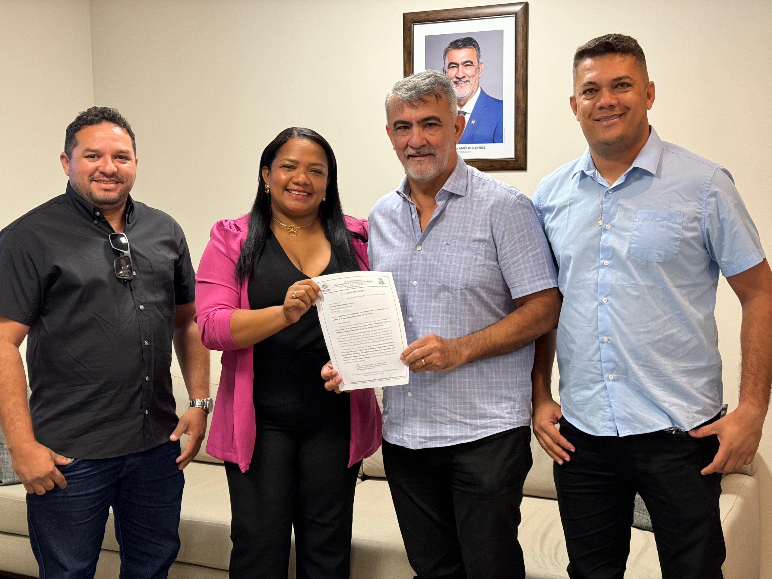 Com aumento do fluxo na rodovia-201, em São Miguel, Amélio requer redutores de velocidade na região 35