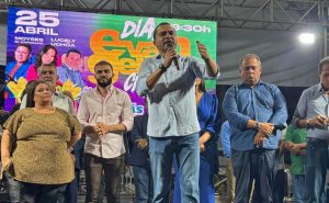 Governador Wanderlei Barbosa na Festa do Milho de Crixás do Tocantins