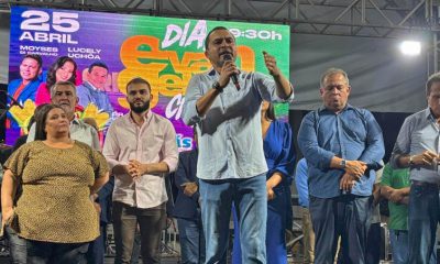 Governador Wanderlei Barbosa na Festa do Milho de Crixás do Tocantins