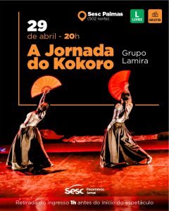 Espetáculo " A Jornada de Kokoro" no Sesc Palmas