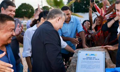 Prefeito Eduardo Siqueira entrega mais uma praça na região sul de Palmas – Foto: Flávio Cavalera