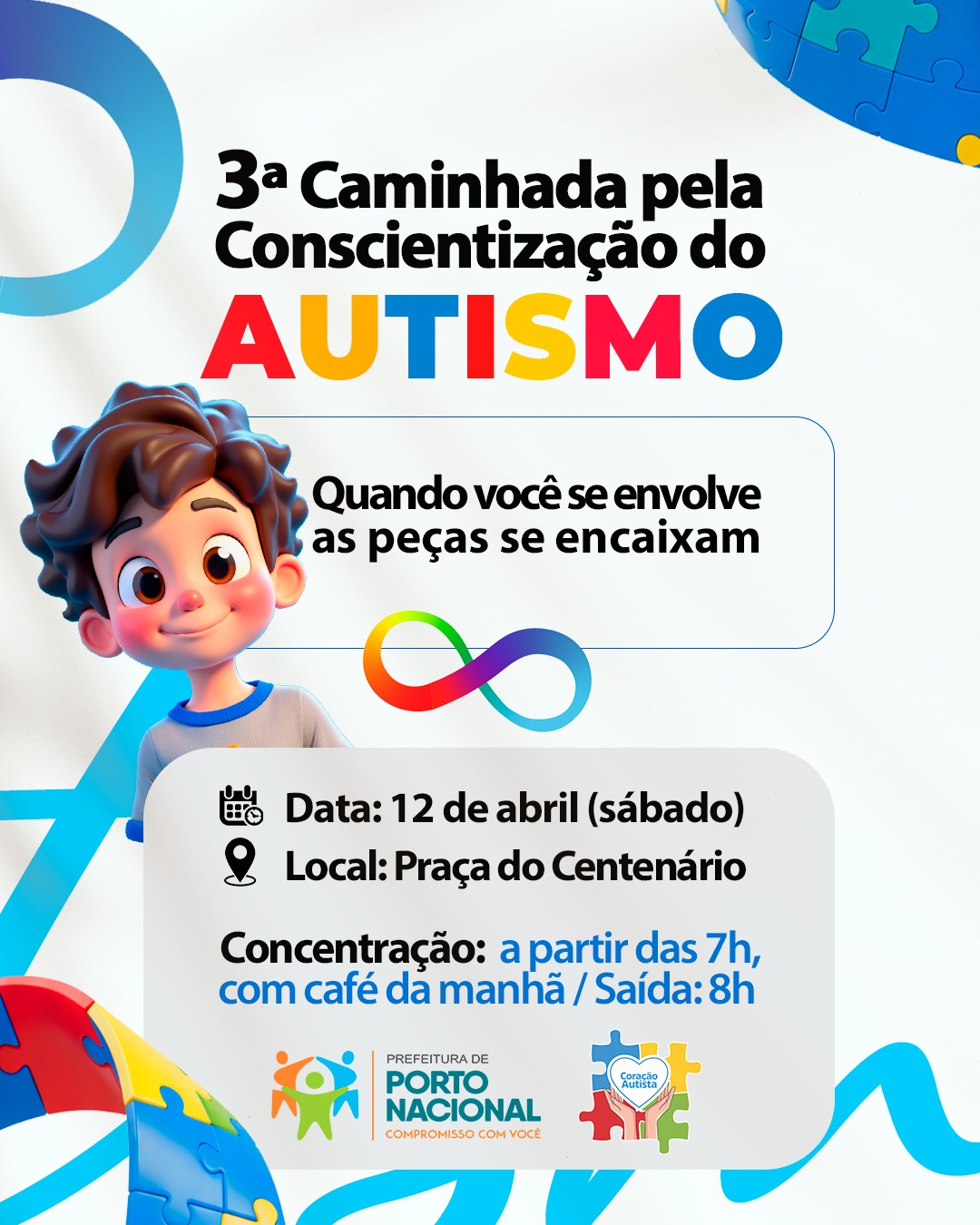 3ª Caminhada pela Conscientização do Autismo Acontece Neste Sábado, 12 de Abril, em Porto Nacional 35