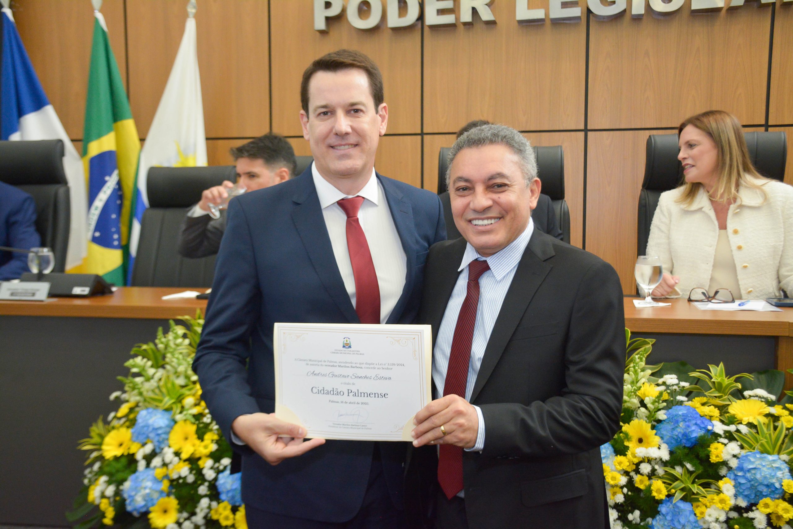 Cardiologista Andres Sánchez é homenageado com título de Cidadão Palmense 35 Cardiologista Andres Sánchez é homenageado com título de Cidadão Palmense