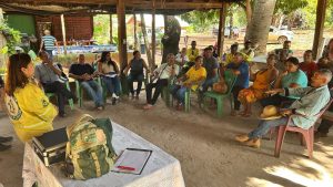 Encontro ocorreu na propriedade de dona Irani e reuniu moradores da Taboca, autoridades locais e representantes da APA do Jalapão - Foto: Lidiane Moreira/Governo do Tocantins