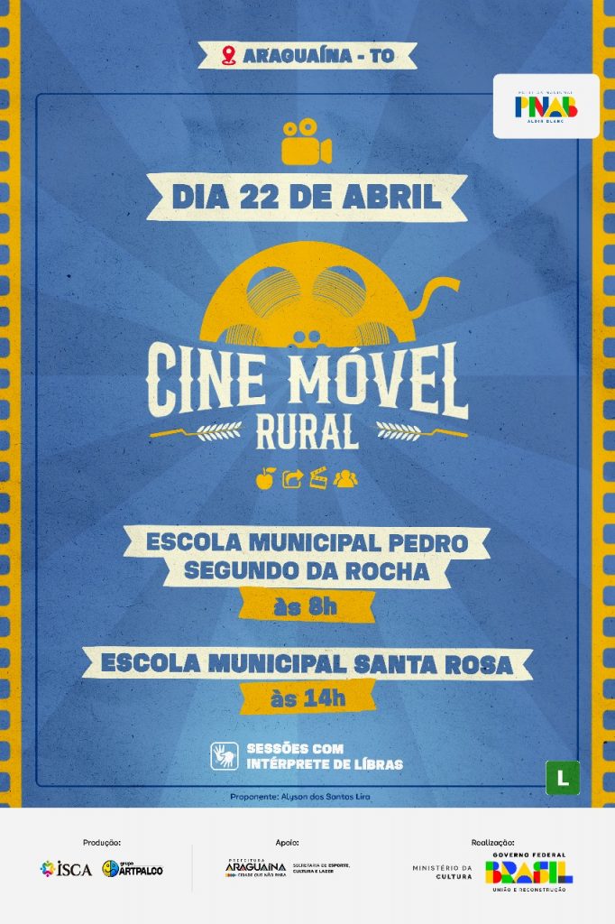 Cine Móvel Rural leva cinema às escolas de Araguaína