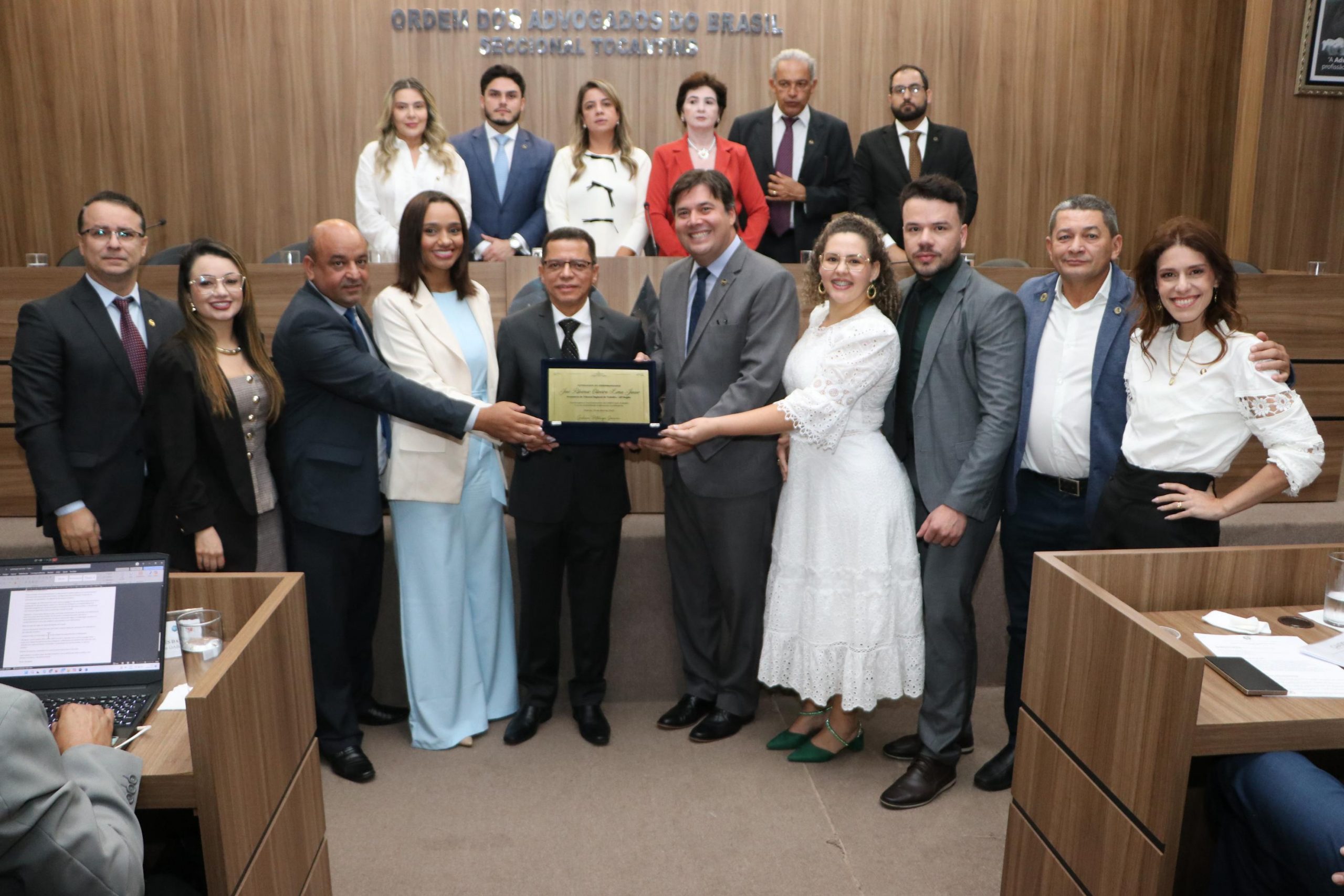 OABTO homenageia presidente do TRT-10, José Ribamar Júnior 38 oabto