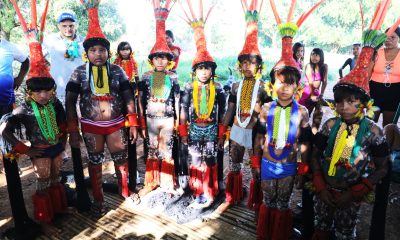 Meninos da Aldeia Macaúba participaram do Hetohoky com presença de turistas, em março_Sepot_Governo do Tocantins