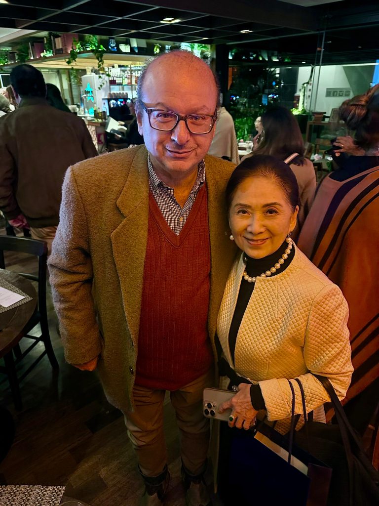Grupo The President reúne executivas em evento VIP em SP 38 The President- Ovadia Febracos e Chieko Aoki a grande dama da hotelaria brasileira