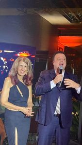 The President- casal anfitriao Regiane e Ricardo Battistini