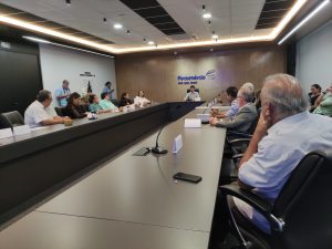 Representantes de entidades e empresários participam da primeira reunião de diretoria do Cetur em 2025