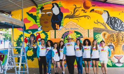 Projeto Bela Escola leva murais criados por mulheres às regiões norte e sul de Palmas, com protagonismo de alunas do ensino médio