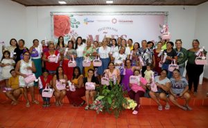 Primeira-dama Karynne Sotero promove ação solidária em homenagem às Mães da comunidade Torrãozeiros no Cantão