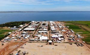 Vista aérea do parque da Agrotins pronto para receber os visitantes a partir desta terça-feira, 13, em Palmas - Foto: Adilvan Nogueira/Governo do Tocantins
