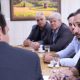 O titular da Secihd (à direita), Ubiratan Carvalho, destacou que a ação reforça o compromisso do Governo do Tocantins com o desenvolvimento agrícola e o fortalecimento da infraestrutura hídrica da região - Foto: Rone Souza/Senado Federal