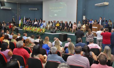 Governador Wanderlei Barbosa reforça compromisso na atuação municipalista durante posse da nova diretoria da ATM - Foto: Antonio Gonçalves/Governo do Tocantins