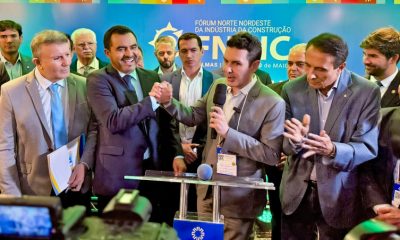 Em Fórum, governador Wanderlei Barbosa reforça parceria com ministro Jader Filho para fortalecer políticas de habitação no Tocantins - Foto: Fagner Rodrigues/Governo do Tocantins
