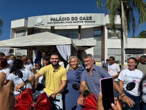 Aniversário de Caseara - entrega de motocicletas - foto Isa Ribeiro - Dicom Aleto