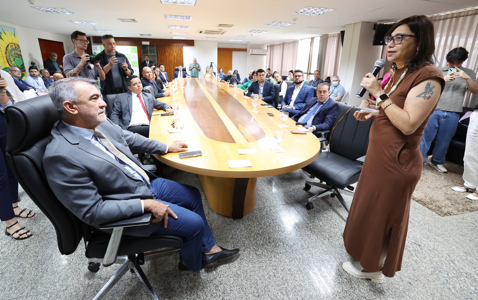 TV Assembleia lança programa que resgata momentos marcantes da história do Tocantins 36 Roberta Tum e Amelio Caryres - foto Clayton Cristus