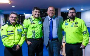 Presidente em Exercício do Senado, Eduardo Gomes recebe agentes da Capital e declara apoio à PEC que fortalece papel de guardas municipais e agentes de trânsito