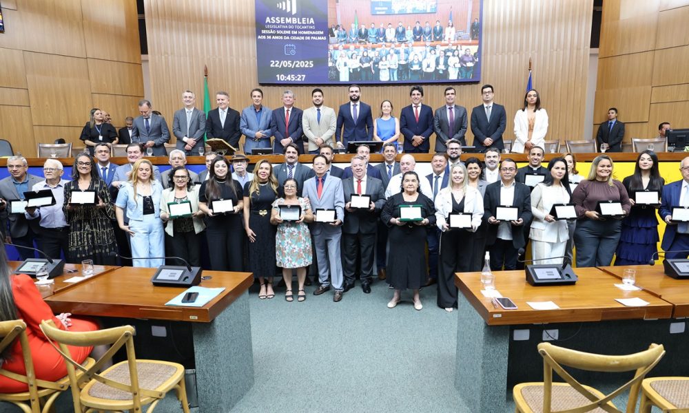 Sessão solene homenageia os 36 anos de Palmas na Aleto