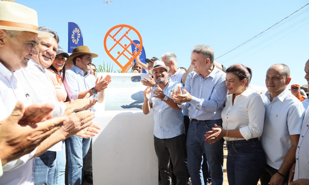 Solenidade marcou inauguração da reestruturação do parque agrotecnológico – Foto: Edu Fortes