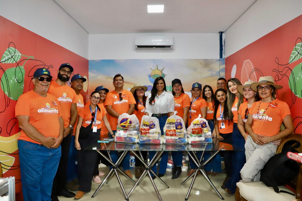 Agrotins Alimenta inicia campanha solidária com o apoio da primeira-dama do Tocantins