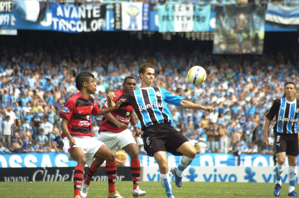 Bruno Teles durante sua passagem pelo Grêmio Fotos: divulgação