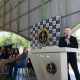 Prestigiando o evento, o prefeito de Palmas, Eduardo Siqueira Campos, falou de sua alegria em participar de um momento tão importante, não apenas para os estudantes, mas também para seus familiares e toda a comunidade escolar – Foto: Francisco Barros