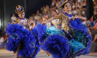 Público presente no primeiro dia do evento já pôde apreciar belas apresentações juninas, como a da ETI Almirante Tamandaré – Foto: Júnior Suzuki