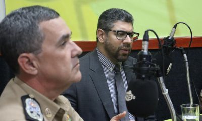 Comandante-Geral da PMTO, Cel Barbosa, durante participação ao vivo na manhã desta quarta-feira, 18
