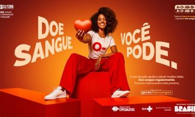 Nova Campanha do Ministério da Saúde inspira, motiva e incentiva a doação de sangue regular