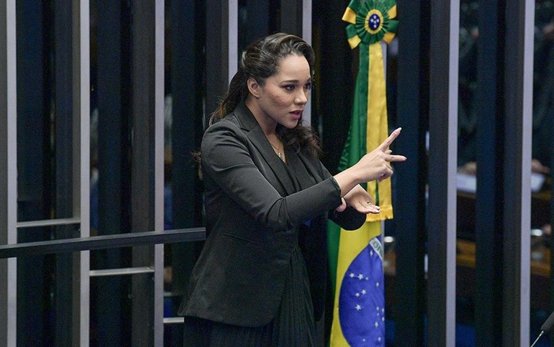 Aleto aprova obrigatoriedade de intérprete de Libras em peças do Governo do Tocantins 38 Proposta assegura acessibilidade na comunicação institucional para pessoas com deficiência auditiva. Foto Pedro França/Agência Senado