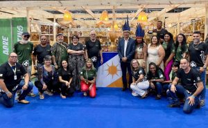 O estande do Tocantins ocupa 38 m² e apresenta uma amostra expressiva do artesanato regional - Foto: Paulo Gualberto/Governo do Tocantins