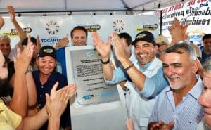 Governador Wanderlei Barbosa inaugura a pavimentação asfáltica da TO-239, no trecho entre Itapiratins e Itacajá, concretizando um sonho aguardado há 36 anos pela população da região - Foto: Antônio Gonçalves/Governo do Tocantins