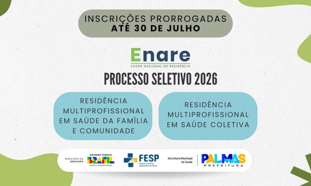 Residência Multiprofissional em Saúde tem inscrições prorrogadas até 30 de julho