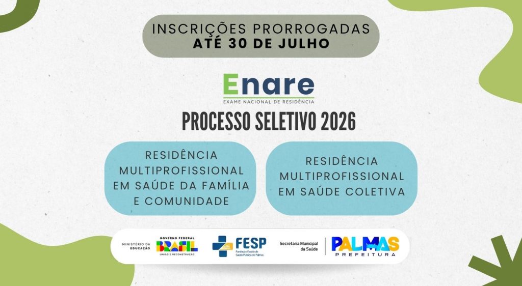 Residência Multiprofissional em Saúde tem inscrições prorrogadas até 30 de julho