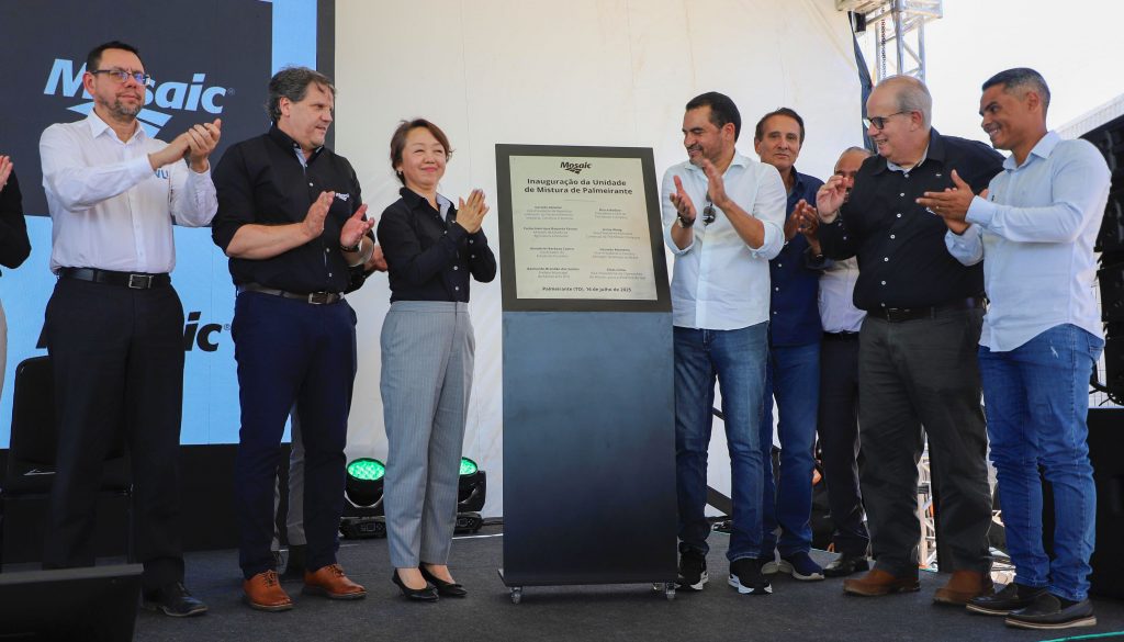 Governador Wanderlei Barbosa inaugura unidade da Mosaic Fertilizantes em Palmeirante, com investimento de R$ 400 milhões e geração de 200 empregos.