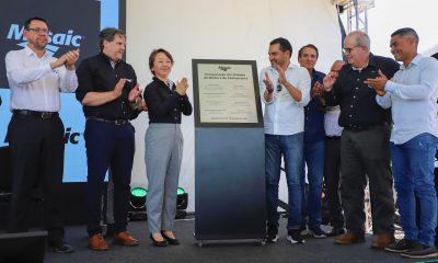 Governador Wanderlei Barbosa inaugura unidade da Mosaic Fertilizantes em Palmeirante, com investimento de R$ 400 milhões e geração de 200 empregos.