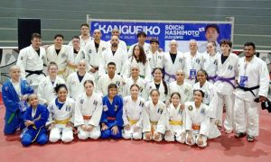 Parte da delegação tocantinense da Fejet, que com 40 integrantes foi a mais numerosa desta 4ª edição do Kangueiko de Aguaí - Foto: Arquivo Fejet.