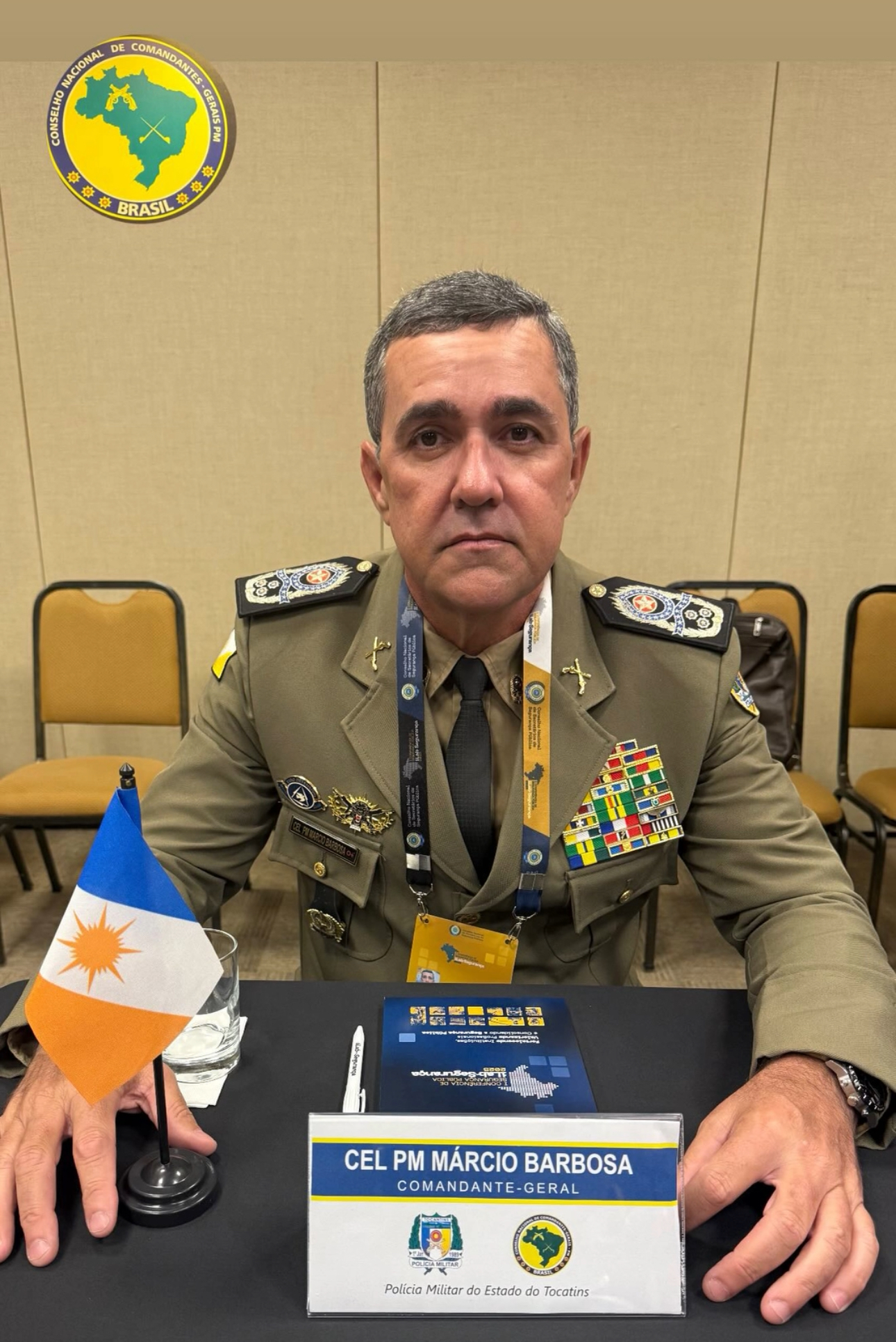 Conferência ILAP Segurança 2025 reúne líderes em Brasília 37 Tocantins participa da Conferência ILAP Segurança 2025, em Brasília, com o comandante-geral da PMTO, coronel Márcio Antônio Barbosa, e gestores da SSP, CBMTO e Seciju, reforçando o compromisso do Estado com a integração, inovação e fortalecimento da segurança pública nacional.