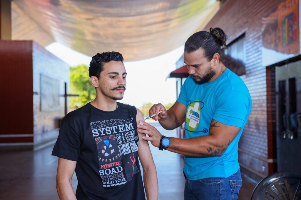 Semus realiza bloqueio sanitário na Rodoviária de Palmas. Foto Regiane Rocha.