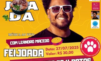 Feijoada solidária em Palmas arrecadará fundos para o Instituto Amiguinhos de 4 Patas