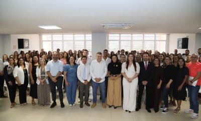 Encontro com diretores da rede municipal contou com a participação do prefeito Eduardo Siqueira Campos e da nova secretária da Semed, Anice Moura – Foto: Edu Fortes