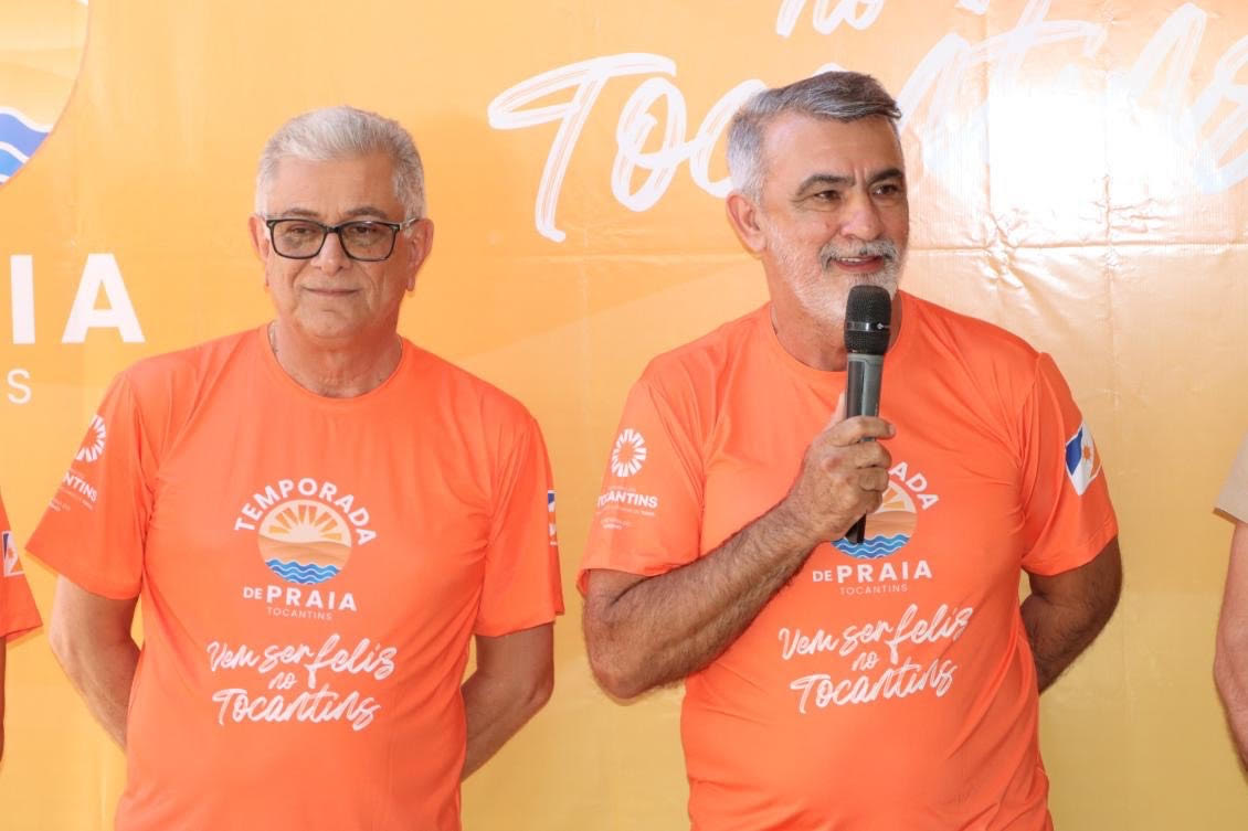 Emendas pagas: deputado Amélio destina R$ 750 mil para temporada de praia e eventos culturais em seis cidades 38 Cayres celebrou o pagamento das emendas para fortalecer o turismo durante evento da Setur. Foto Mazim Aguiar/Setur Tocantins