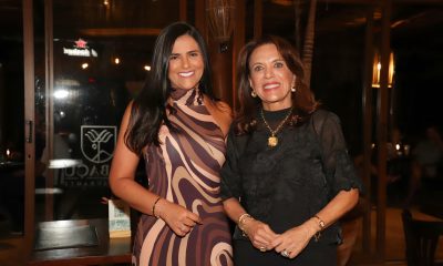 Karynne Sotero recepciona Gracinha Caiado, que participa de evento em Palmas. Fotos: Loise Maria